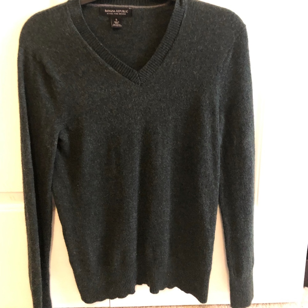 Men’s V Neck Sweater 100% Cashmere